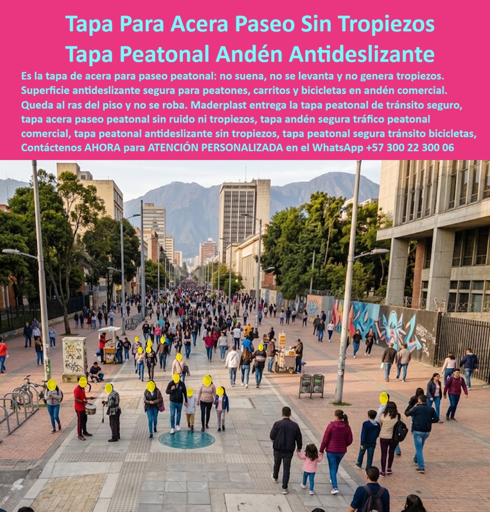 Tapa Acera Paseo Peatonal Sin Ruido Ni Tropiezos Tapa peatonal Maderplast - Tapa Andén Segura Tráfico Peatonal Comerciales, Tapa peatonal acera antideslizante sin tropiezos, Tapa Peatonal Segura Tránsito Bicicletas, Tapa Peatonal Antideslizantes Tapa Acera Paseo Peatonal Sin Ruido Ni Tropiezos Tapa peatonal Maderplast Tapa Andén Segura Tráfico Peatonal Comerciales Tapa peatonal acera antideslizante sin tropiezos Tapa Peatonal Segura Tránsito Bicicletas Tapa Peatonal Antideslizantes