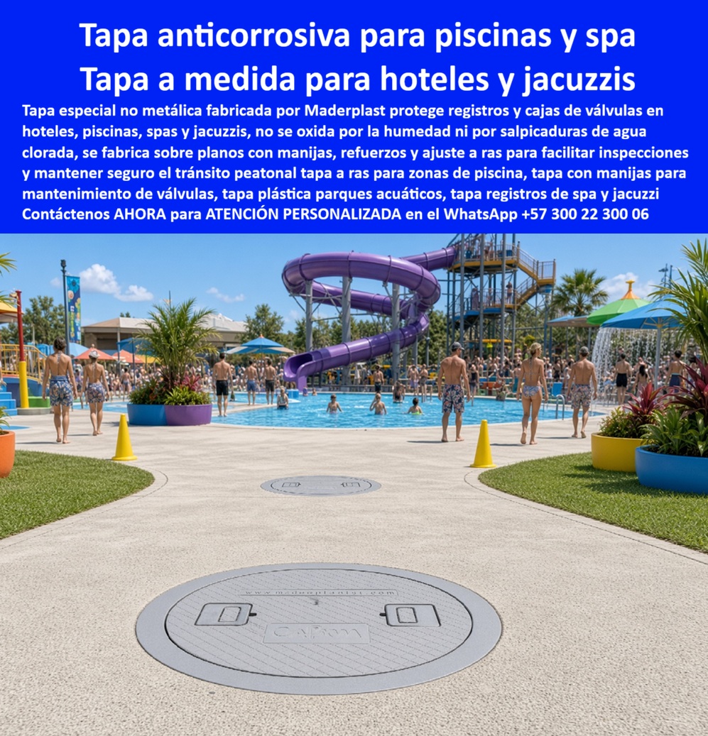 Tapa Especial Cuarto De Máquinas Tapa estanca de inspección Maderplast - Tapa sobre planos hotel jacuzzi no metálica, Tapa Plástica Especial Para Cajas De Válvulas, Tapa especial piscina spa no se oxida cloro, Tapa Pozo Inspección Hoteles piscina Tapa Especial Cuarto De Máquinas Tapa estanca de inspección Maderplast Tapa sobre planos hotel jacuzzi no metálica Tapa Plástica Especial Para Cajas De Válvulas Tapa especial piscina spa no se oxida cloro Tapa Pozo Inspección Hoteles piscina