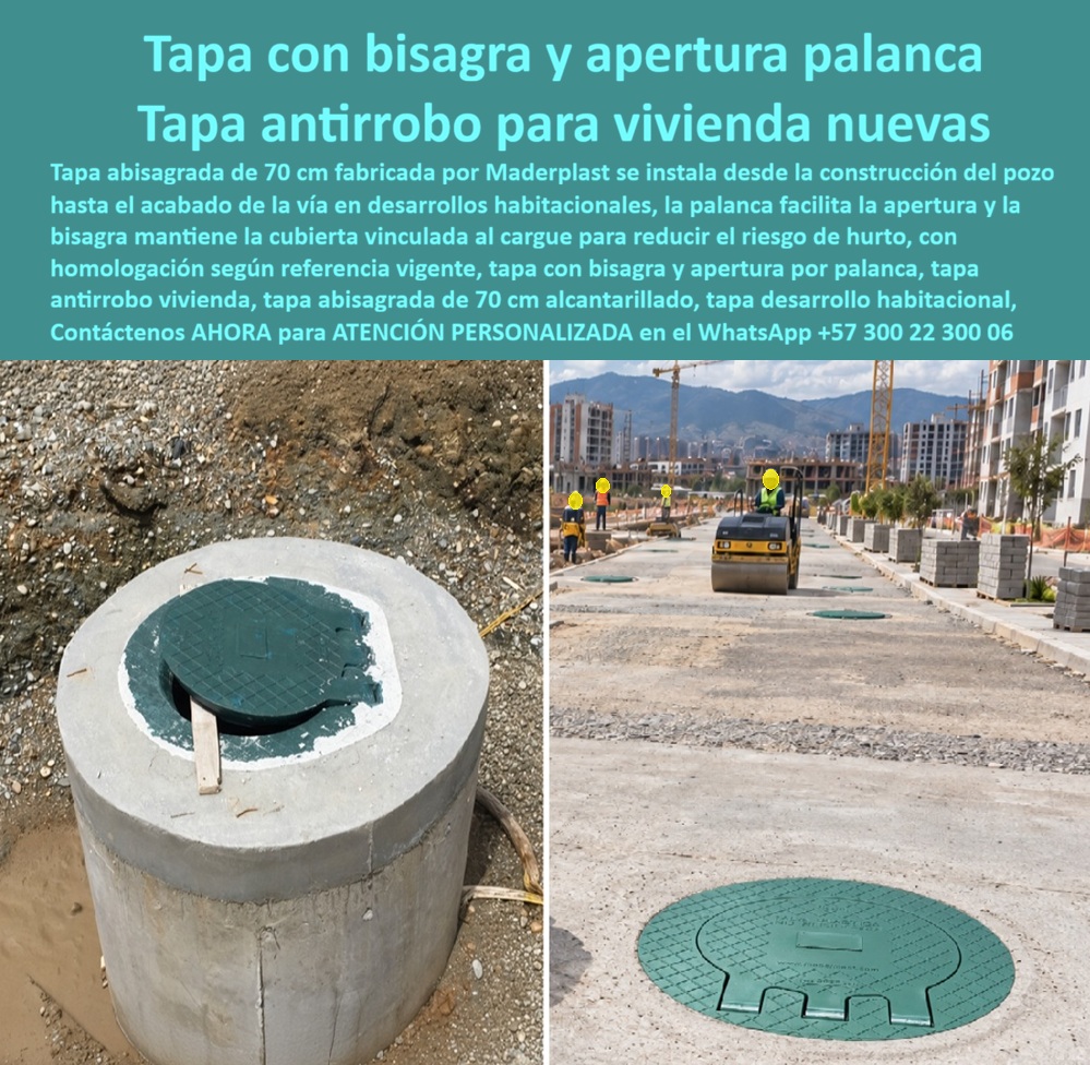 Tapa bisagra 70 cm obra nueva homologada Tapa Normalizada Redes Maderplast - Tapa Alcantarilla Antirrobo Bisagra Apertura Con Palanca, Tapa Con Bisagra En Desarrollo Habitacional, Tapa Antirrobo Normalizada Infraestructura Urbana, Tapa Registros Tapa bisagra 70 cm obra nueva homologada Tapa Normalizada Redes Maderplast Tapa Alcantarilla Antirrobo Bisagra Apertura Con Palanca Tapa Con Bisagra En Desarrollo Habitacional Tapa Antirrobo Normalizada Infraestructura Urbana Tapa Registros