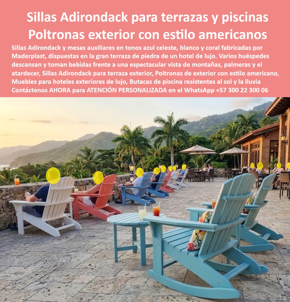 Bancos Adirondack Sillón Adirondack Poltronas Adirondack Maderplast - Sillas americanas piscina tolerancia UV total, Bancas dobles de descanso patio confort anatómico, Butaca de terraza con estilo americano, Mesa Auxiliar Y Silla Adirondack banca Bancos Adirondack Sillón Adirondack Poltronas Adirondack Maderplast Sillas americanas piscina tolerancia UV total Bancas dobles de descanso patio confort anatómico Butaca de terraza con estilo americano Mesa Auxiliar Y Silla Adirondack banca