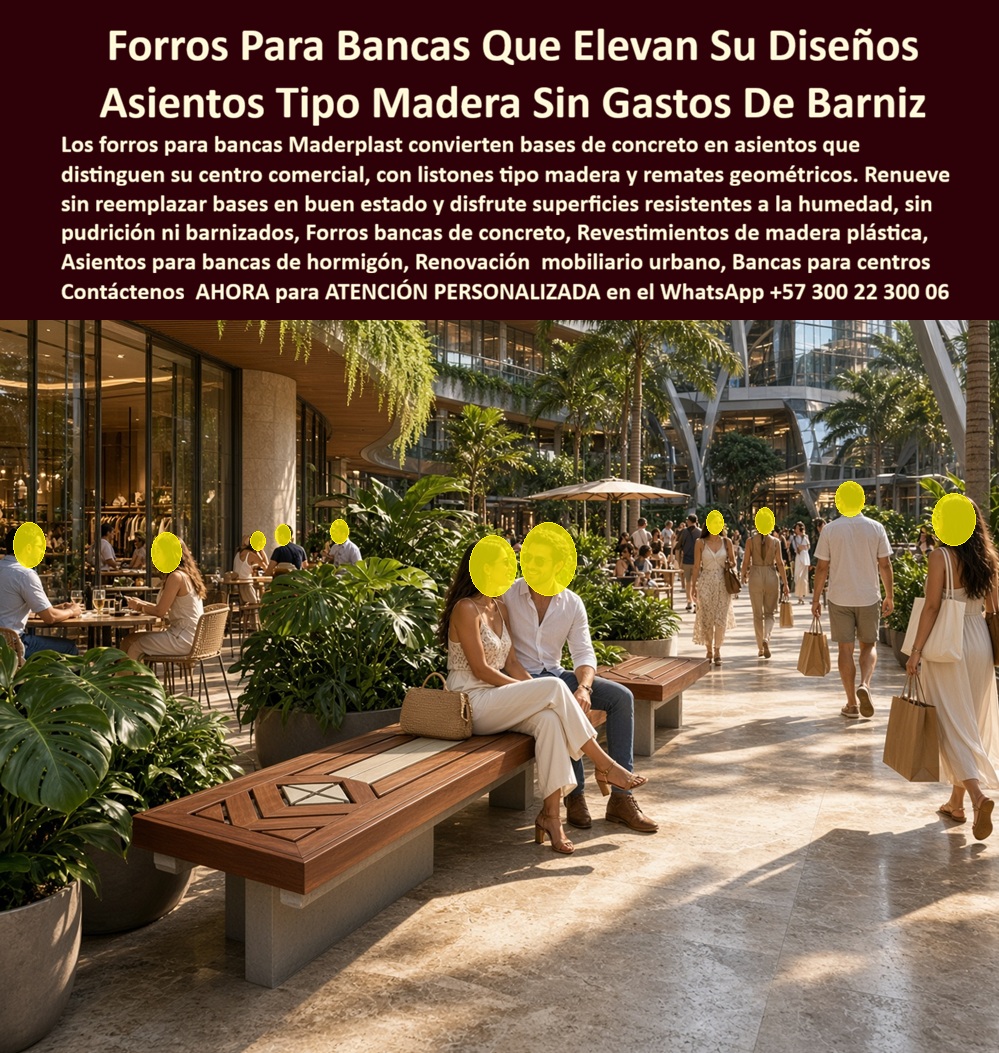 Forro Plástico Bancas Concreto Banca Superficie Plástica Mobiliario Maderplast - Bancos urbanos con asiento térmico libres de humedad, Asientos de hormigón climáticos antigrafitis tráfico pesado permanente, Superficies hormigón Forros Forro Plástico Bancas Concreto Banca Superficie Plástica Mobiliario Maderplast Bancos urbanos con asiento térmico libres de humedad Asientos de hormigón climáticos antigrafitis tráfico pesado permanente Superficies hormigón Forros