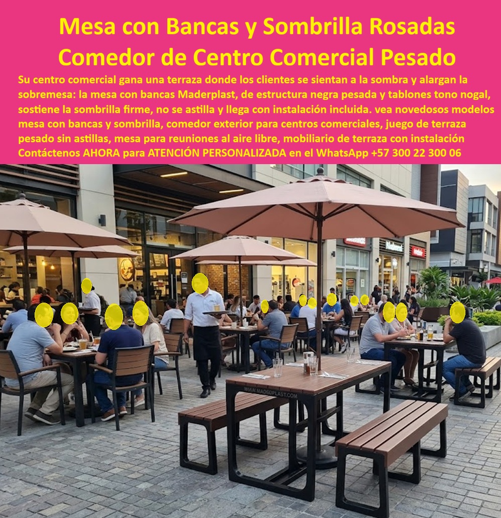 Mesas Con Parasol Muebles sombra Mesa Con Bancas Y Quitasol Maderplast - Juegos terraza rusticos sombrilla sin astillas pesados, Mesa con bancas y sombrilla reuniones al aire libre, Comedores Exteriores Centros Comerciales Instalación Incluida AB Mesas Con Parasol Muebles sombra Mesa Con Bancas Y Quitasol Maderplast Juegos terraza rusticos sombrilla sin astillas pesados Mesa con bancas y sombrilla reuniones al aire libre Comedores Exteriores Centros Comerciales Instalación Incluida AB