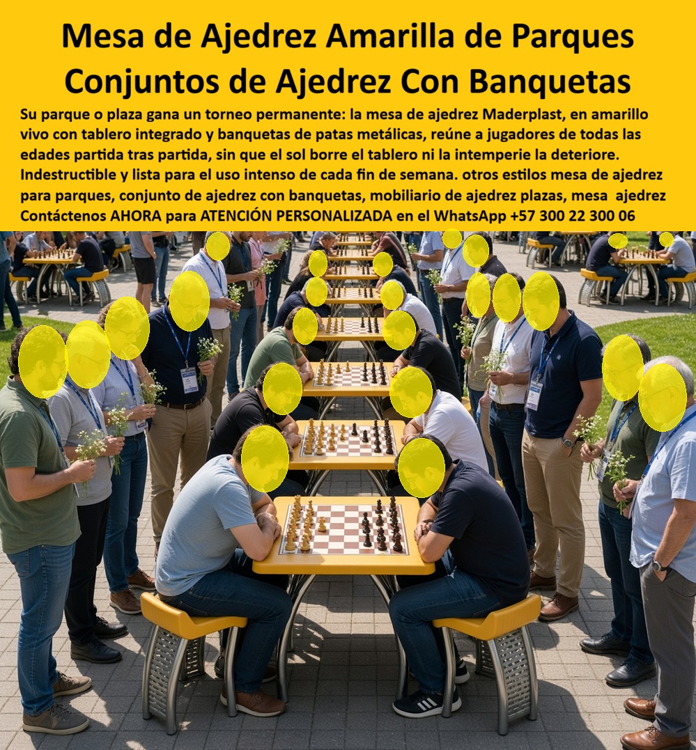 Mesas De Ajedrez Recreación Conjunto De Ajedrez Con Asientos Maderplast - Mobiliario de ajedrez encuentros intergeneracionales, Juegos ajedrez inmunes al sol exterior, Banquetas de ajedrez plaza, Mesas de ajedrez indestructibles parques A Mesas De Ajedrez Recreación Conjunto De Ajedrez Con Asientos Maderplast Mobiliario de ajedrez encuentros intergeneracionales Juegos ajedrez inmunes al sol exterior Banquetas de ajedrez plaza Mesas de ajedrez indestructibles parques A