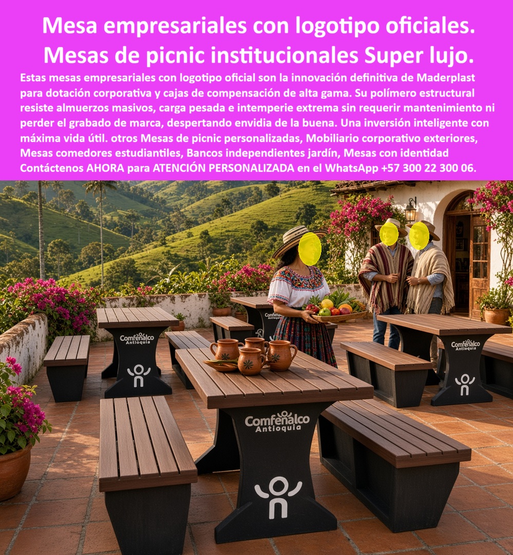 Mesas Empresariales Con Logotipo Mesas De Picnic Institucionales Maderplast - Mobiliario dotacion industrial sin mantenimiento, Mobiliario De Campus Que Aguanta Almuerzos Y Carga Pesadas, Muebles cajas de compensación alta vida útil, Mesas Picnic Mesas Empresariales Con Logotipo Mesas De Picnic Institucionales Maderplast Mobiliario dotacion industrial sin mantenimiento Mobiliario De Campus Que Aguanta Almuerzos Y Carga Pesadas Muebles cajas de compensación alta vida útil Mesas Picnic