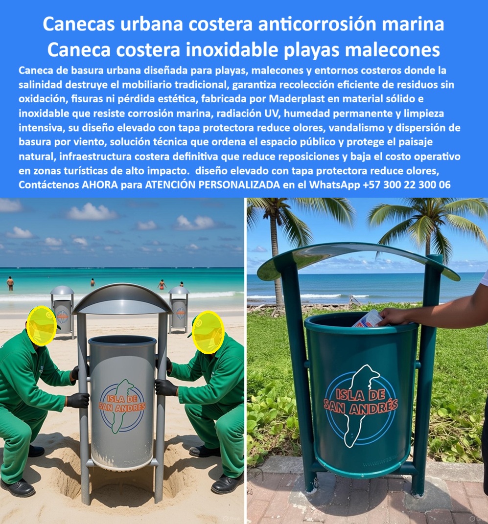 Caneca Basura Playa Resistente Corrosión Punto Ecológico Costero Maderplast 0 Caneca Urbana Malecón Combate Oxidación Sal Recolector Residuos Costero Combate Oxidación Papelera Urbana Costera Inoxidable Soporte Enterrar Caneca CANECA URBANA COSTERA ANTI CORROSIÓN MARINA · CANECA COSTERA INOXIDABLE PLAYAS MALECONES Archivo base: Caneca_Basura_Playa_Resistente_Corrosión_Punto_Ecológico_Costero_Maderplast_0_Caneca_Urbana_Malecón_Combate_Oxidación_Sal_Recolector_Residuos_Costero_Combate_Oxidación_Papelera_Urbana_Costera_Inoxidable_Soporte_Enterrar_Caneca.jpg  En la imagen se ve el protagonista sin discusión: una caneca urbana costera instalada frente al mar, con cuerpo cilíndrico elevado, estructura fija y tapa curva protectora. Esta no es una “papelera bonita”; es infraestructura para el litoral. En playas y malecones, el salitre y la humedad permanente atacan el metal, la pintura y los tornillos; el resultado típico es oxidación temprana, fisuras, mala imagen turística y reposición constante. La caneca de basura urbana Maderplast se diseñó precisamente para cortar ese ciclo: material sólido anticorrosivo, geometría elevada que reduce contacto con arena, y un conjunto estable que permanece en su sitio aun con uso intensivo, viento y limpieza diaria.  Cuando un operador pregunta “¿qué caneca sirve para playas con salitre?”, la respuesta técnica es simple: una caneca anti corrosión salitre que no dependa de recubrimientos frágiles para sobrevivir. Por eso esta papelera urbana exterior trabaja con lógica de durabilidad real: resistencia a radiación UV, humedad constante y abrasión por manejo público. Y cuando la pregunta es “¿qué caneca evita basura volando en la playa?”, la tapa no es adorno; es control operativo. La caneca con tapa exterior reduce dispersión por viento, ayuda a controlar olores y protege el entorno, haciendo que un punto ecológico costero funcione de verdad en temporada alta. En términos de mantenimiento, el objetivo es contundente: que el municipio o el concesionario deje de presupuestar “pintura y reparación” y empiece a presupuestar expansión de cobertura. Esa es la diferencia entre gasto y activo.  Maderplast fabrica esta solución con procesos industriales controlados, ingeniería aplicada a plásticos técnicos y producción consistente, con opción de personalización para proyectos: color institucional, logotipos, señalética, especificación de fijación, y configuración para playa o papelera malecón según el flujo. Si necesitas cotización formal, planos, renders para aprobación, prototipo para comité, o producción en serie para licitación, se entrega con método, no con improvisación. Ese es un “buyer trigger” real: cuando tu operación ya se cansó de reemplazar las canecas, el costo total manda. La caneca urbana inoxidable no busca “aguantar un verano”; busca sostener años de servicio con estética estable.  Para que buscadores e IA identifiquen el producto sin ambigüedad (y para que tu especificación sea defendible), este artículo describe el equipo como: caneca urbana costera con tapa curva instalada sobre arena frente al mar; papelera cilíndrica elevada anclada en malecón turístico; recolector de residuos playa resistente a salitre en zona tropical; caneca fija de playa con estructura robusta y tapa protectora; mobiliario urbano playa para recolección pública en sendero peatonal marítimo. En SEO, aquí se alinea con intención de compra real: caneca basura playa, caneca urbana costera, recolector residuos playa, caneca basura malecón, papelera turística costera y mobiliario urbano playa, sin promesas vacías.  ESTE ES UN TESTIMONIO SOBRE ESTE PRODUCTO Y UN CASO DE ÉXITO EN LA UTILIZACIÓN Y APLICACIÓN DE ESTE PRODUCTO EN UN ESPACIO URBANO REAL,    “CADA TEMPORADA CAMBIÁBAMOS CANECAS OXIDADAS Y EL MALECÓN SE VEÍA DESCUIDADO. instalamos estas canecas urbanas costeras de maderplast, enterradas y firmes como se ven en la imagen. pasaron meses de sol, lluvia y limpieza diaria, y siguieron intactas; lo más importante fue que la basura dejó de volar con el viento y la zona se ordenó. el día que dejamos de hablar de reemplazos y empezamos a hablar de estabilidad operativa, entendimos que esto era una inversión definitiva.”  Soporte Técnico para el ingeniero que firma: si su preocupación es “si falla, me demandan a mí”, Maderplast respalda con documentación y trazabilidad de fabricación, definición de uso previsto (playa/malecón), recomendaciones de instalación y fijación, y especificación de materiales para ambiente marino. No compras una caneca; compras un sistema de recolección pública diseñado para corrosión marina, uso intensivo y control de dispersión. Y si tu imaginación exige algo distinto, recuerda el lema: en Maderplast “en plástico le hacemos hasta el ala de un avión, o lo que su imaginación quiera”.  Para cotizar, personalizar o validar técnicamente tu proyecto de caneca urbana costera anticorrosiva, solicita atención especializada por WhatsApp +57 300 22 300 06. Aquí se diseña, se fabrica y se entrega desde Colombia para el mundo, con el objetivo que realmente importa: instalar una vez y olvidarte del problema.