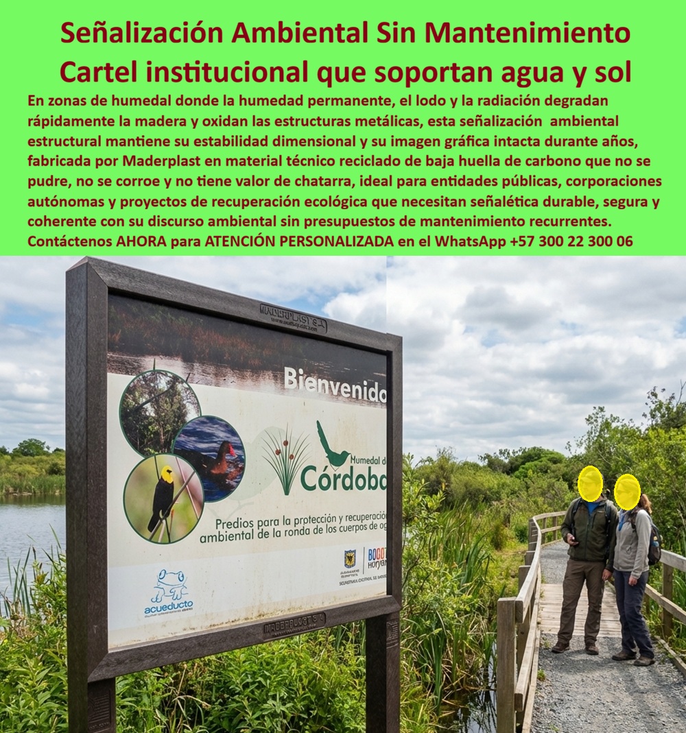 Letrero Valla Baja Huella Carbono Aviso Ambiental Sustentable Maderplast Letreros Sustentables Elimina UV Inalterable Reciclado Anti Vandálico Señalización Humedales Anticorrosiva Madera Sintética Sin Mantenimiento Señalización Señalización y Letreros Maderplast: La Ingeniería de la Perennidad en Ecosistemas Críticos En la gestión estratégica de infraestructuras para la conservación, la elección de materiales no es un detalle estético, sino una decisión financiera y ambiental de alto impacto. El Letrero Valla Baja Huella Carbono Aviso Ambiental Sustentable Maderplast representa la cúspide de esta evolución, ofreciendo una solución definitiva para humedales, parques naturales y santuarios de flora donde la señalización convencional suele fracasar. Mientras que los materiales tradicionales como la madera natural y el metal sucumben ante la decoloración, la humedad interna y la corrosión galvánica en pocos meses, la tecnología de Maderplast utiliza un material termoplástico estructural de baja huella de carbono que permanece inalterable ante los hongos y el agua permanente.  Resistencia Extrema y Mantenimiento Cero: El Fin de los Costos Ocultos La señalética pedagógica instalada en ecosistemas húmedos, como el Humedal de Córdoba, exige una resistencia que solo el polímero técnico reciclado puede ofrecer. Estos letreros sustentables eliminan el impacto de los rayos UV, evitando el agrietamiento y la pérdida de estabilidad dimensional que desorientan a los visitantes y disparan los gastos operativos. Al ser una señalización anticorrosiva de madera sintética, se eliminan por completo las necesidades de pinturas tóxicas, barnices recurrentes y rotaciones de personal para reparaciones, lo que reduce drásticamente el Costo Total de Propiedad (TCO).  Inmunidad Total al Entorno: Nuestras placas resisten la radiación solar calcinante, la brisa marina y los químicos del suelo sin soltar una sola gota de pigmento al ecosistema.  Diseño Antivandálico: Al carecer de valor de reventa para recicladores de metal (valor de chatarra cero), nuestras vallas estructurales mitigan el riesgo de robo y manipulación pública en áreas remotas o de alto tráfico.  Versatilidad Autoportante: Desde señales móviles para eventos deportivos que no se oxidan ni se deforman, hasta avisos grabados en bajo relieve para senderos de alta montaña, Maderplast garantiza legibilidad nítida por más de 20 años.  El Mapa Vivo e Impecable: Un Compromiso con la Gestión Ambiental La inversión en vallas ecológicas de larga vida es la apuesta ganadora para quienes aprueban presupuestos y exigen resultados sin sorpresas. La cartelería técnica de Maderplast no solo asegura una presencia institucional impecable, sino que garantiza que el mensaje pedagógico permanezca inalterable, blindando la educación de los visitantes en santuarios y reservas naturales.  TESTIMONIO DE ÉXITO: "En nuestros humedales, la señalización convencional era un desastre financiero: la humedad permanente pudría la madera y el óxido devoraba el metal en meses. Implementamos la solución integral de Maderplast y la historia cambió radicalmente: pasamos de cambiar señales cada semestre a tener una infraestructura que parece nueva tras tres años de sol calcinante. Como alguien que aprueba presupuestos, valoro que sea un material técnico reciclado que mantiene su estabilidad dimensional y nitidez sin una gota de pintura. Es una solución tan confiable que cualquier otra opción —aunque sea regalada— termina siendo costosa por su corta vida y problemas recurrentes". — Ing. Francisco Javier Matiz, Director de Infraestructura y Gestión Ambiental de Reservas Naturales.  Maderplast convierte la visión de arquitectos e ingenieros en realidades tangibles mediante la fabricación de estructuras que no dan problemas y que se integran estéticamente al paisaje natural. Asegure hoy la longevidad de su proyecto con la mejor alternativa de señalización del mercado.  ¿Desea que un especialista de Maderplast diseñe una propuesta técnica para su próximo proyecto de recuperación ecológica o prefiere recibir las fichas técnicas de nuestros letreros de mantenimiento cero? Para atención personalizada, contáctenos vía WhatsApp al +57 300 22 300 06.